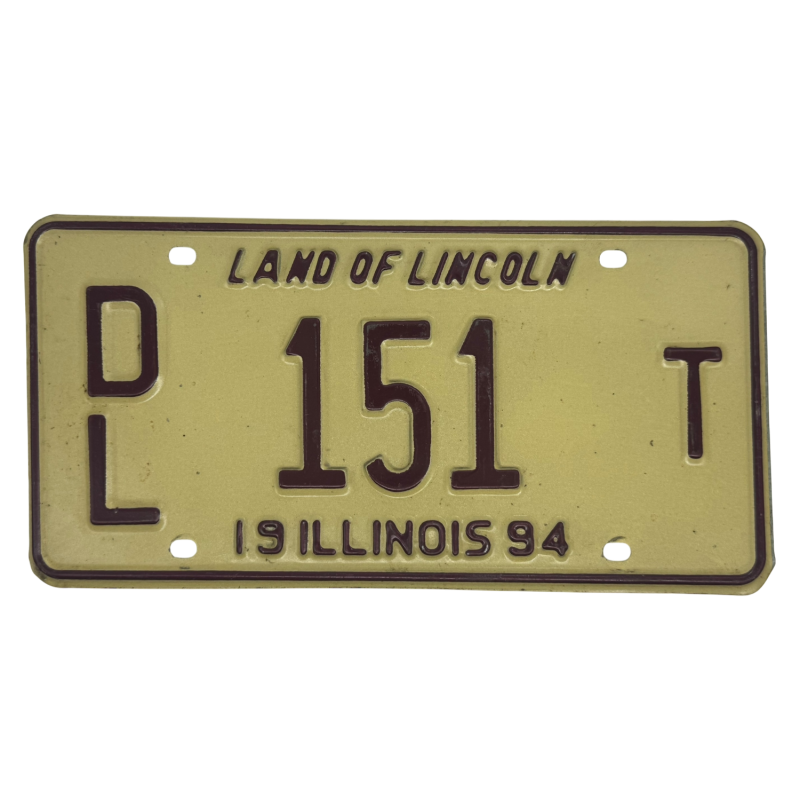 Placă de înmatriculare din Illinois