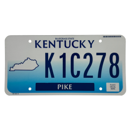 Placă de înmatriculare din Kentucky