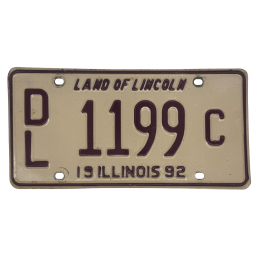 Placă de înmatriculare din Illinois