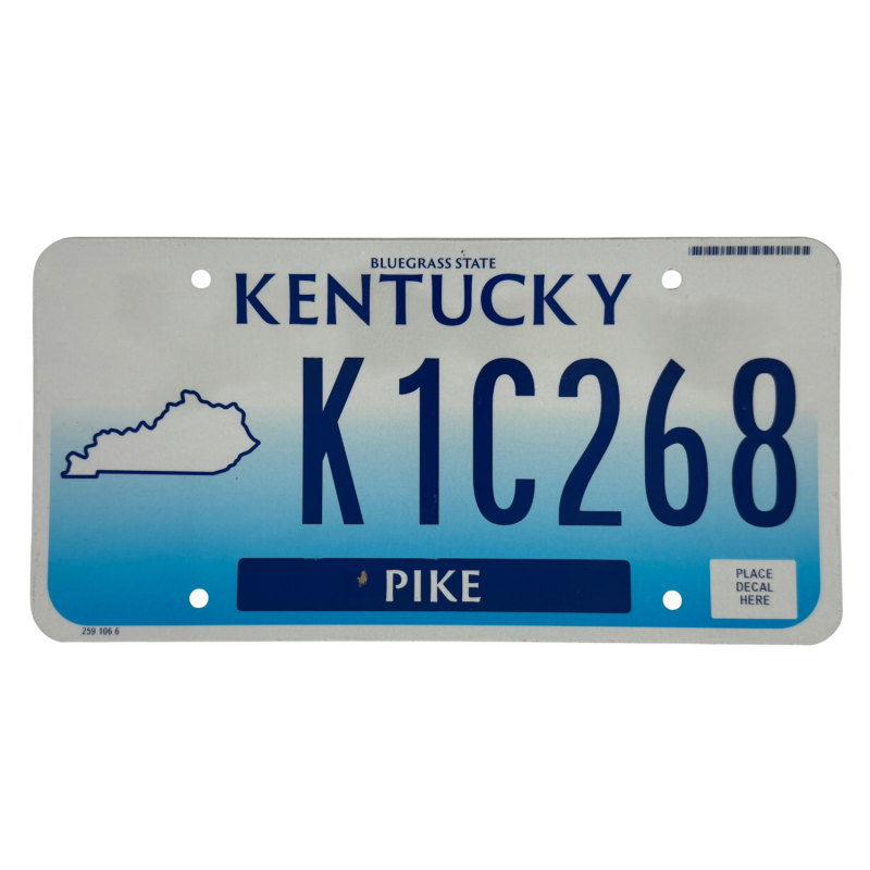 Placă de înmatriculare din Kentucky
