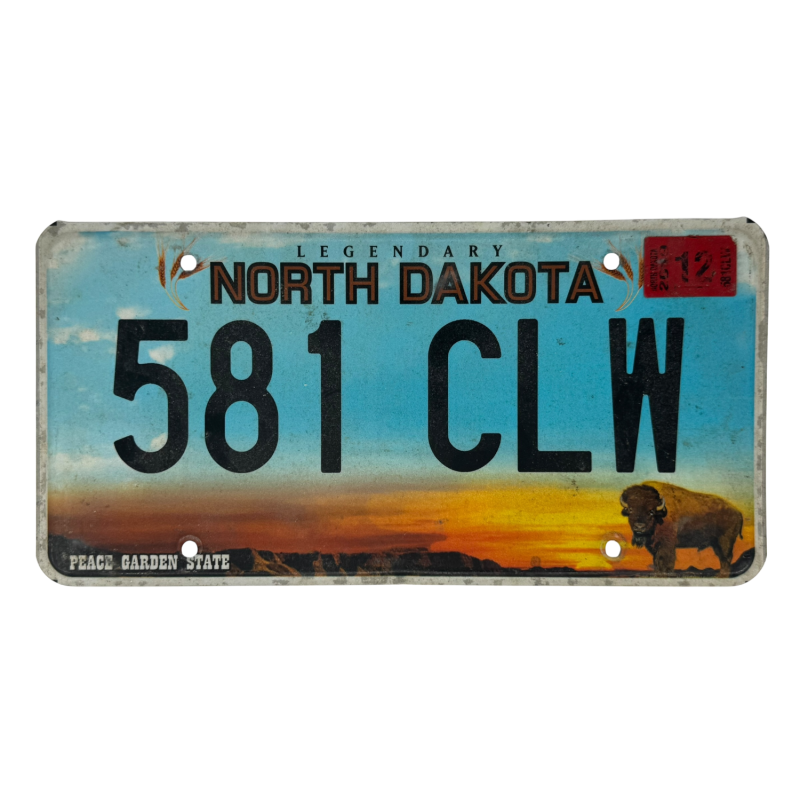 Placă de înmatriculare Dakota de Nord