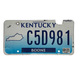 Placă de înmatriculare din Kentucky