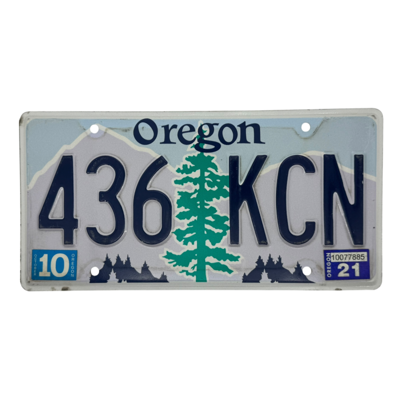 Placă de înmatriculare Oregon