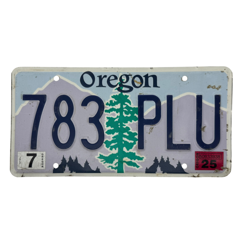 Placă de înmatriculare Oregon