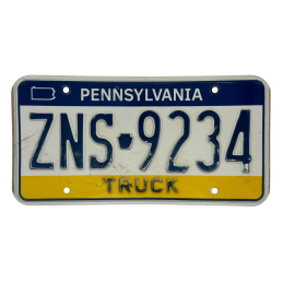 Placă de înmatriculare din Pennsylvania