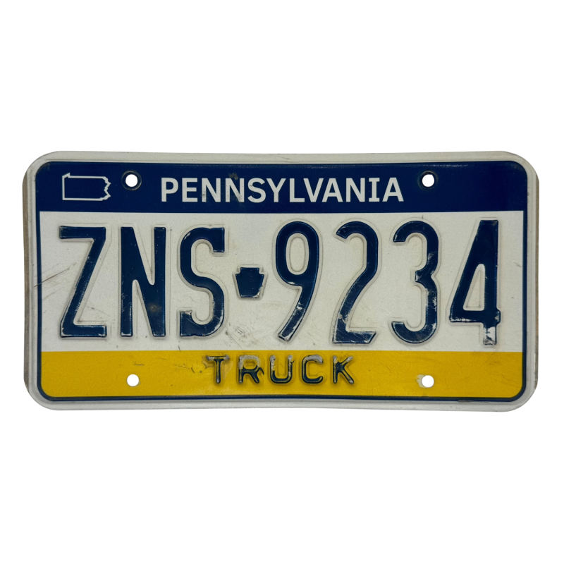 Placă de înmatriculare din Pennsylvania