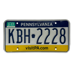 Placă de înmatriculare din Pennsylvania