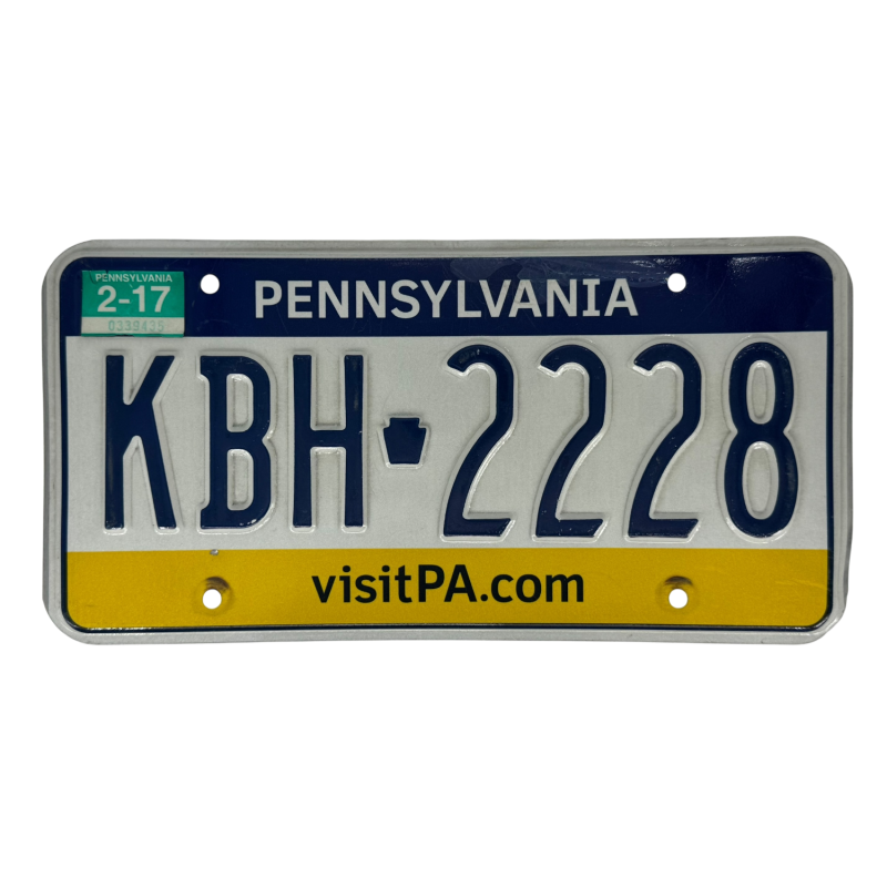 Placă de înmatriculare din Pennsylvania