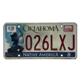Placă de înmatriculare Oklahoma