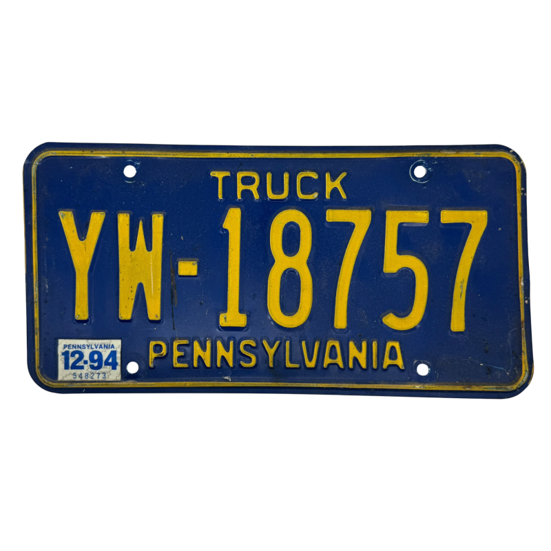 Placă de înmatriculare din Pennsylvania