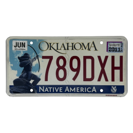 Placă de înmatriculare Oklahoma