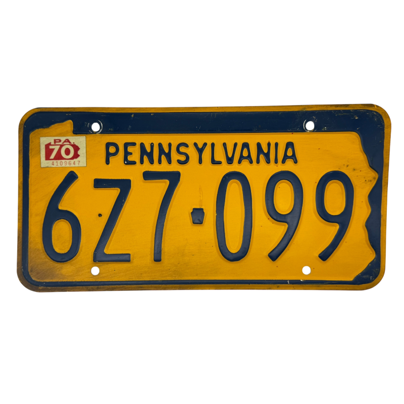 Placă de înmatriculare din Pennsylvania