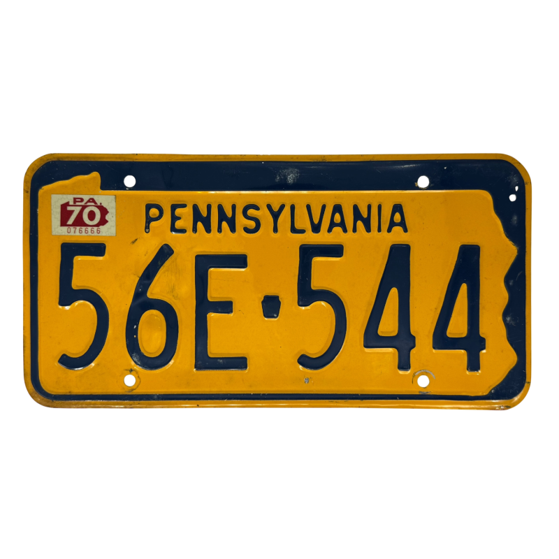 Placă de înmatriculare din Pennsylvania