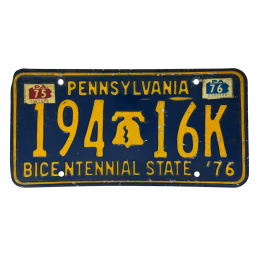 Placă de înmatriculare din Pennsylvania