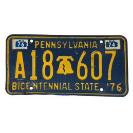 Placă de înmatriculare din Pennsylvania