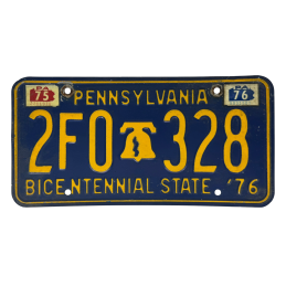 Placă de înmatriculare din Pennsylvania