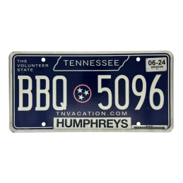 Placă de înmatriculare Tennessee