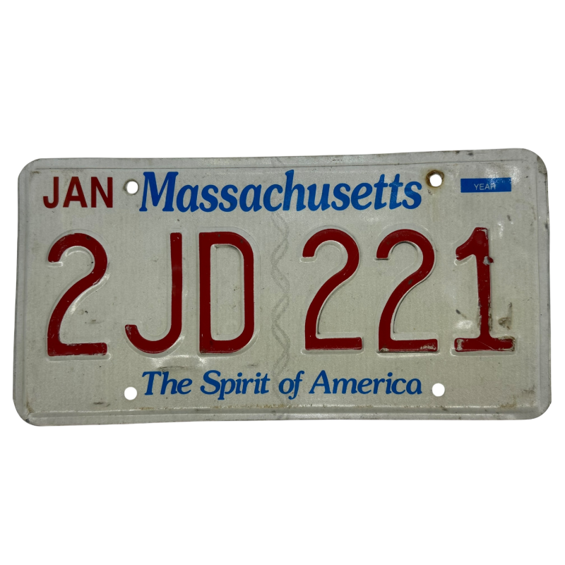 Placa de înmatriculare din Massachusetts