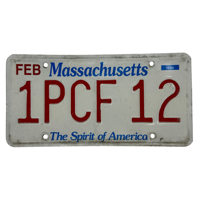 Placa de înmatriculare din Massachusetts