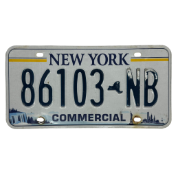 Placă de înmatriculare din New York