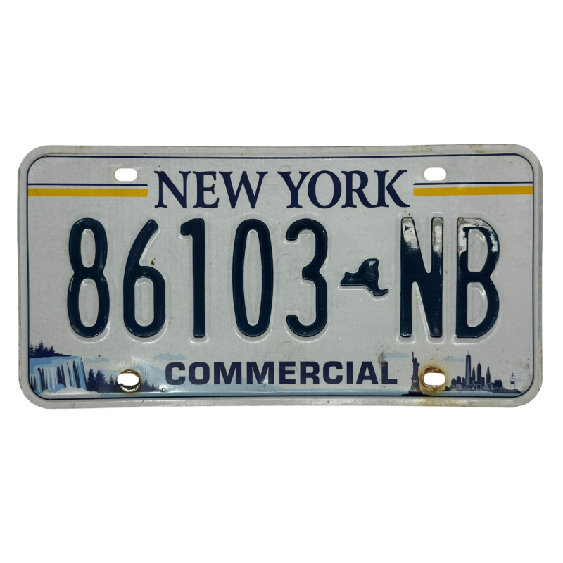 Placă de înmatriculare din New York