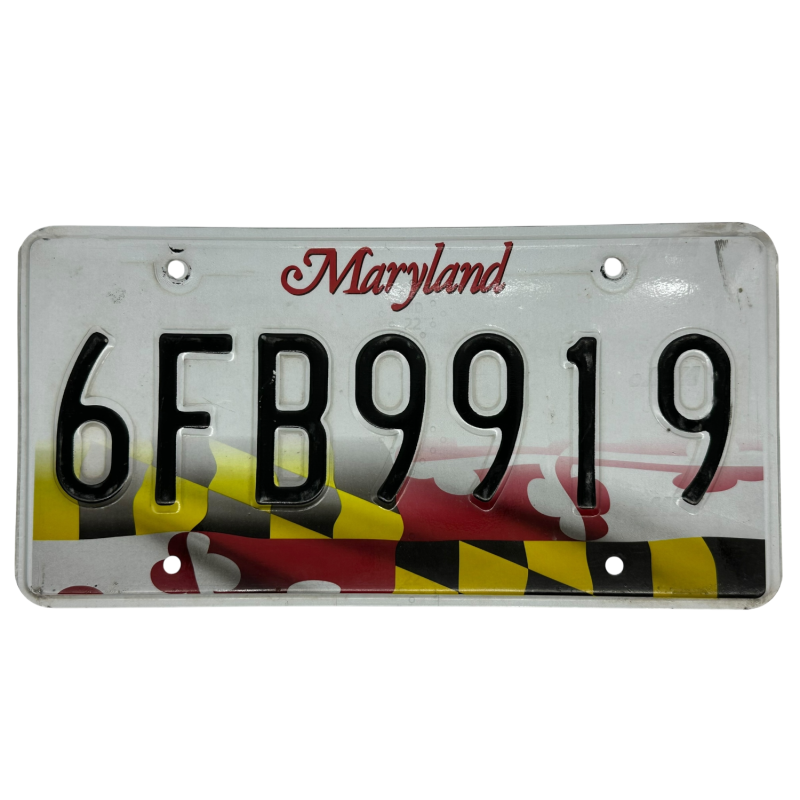 Placă de înmatriculare Maryland