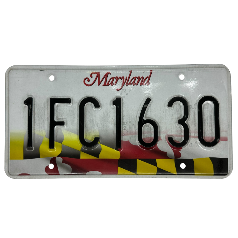 Placă de înmatriculare Maryland