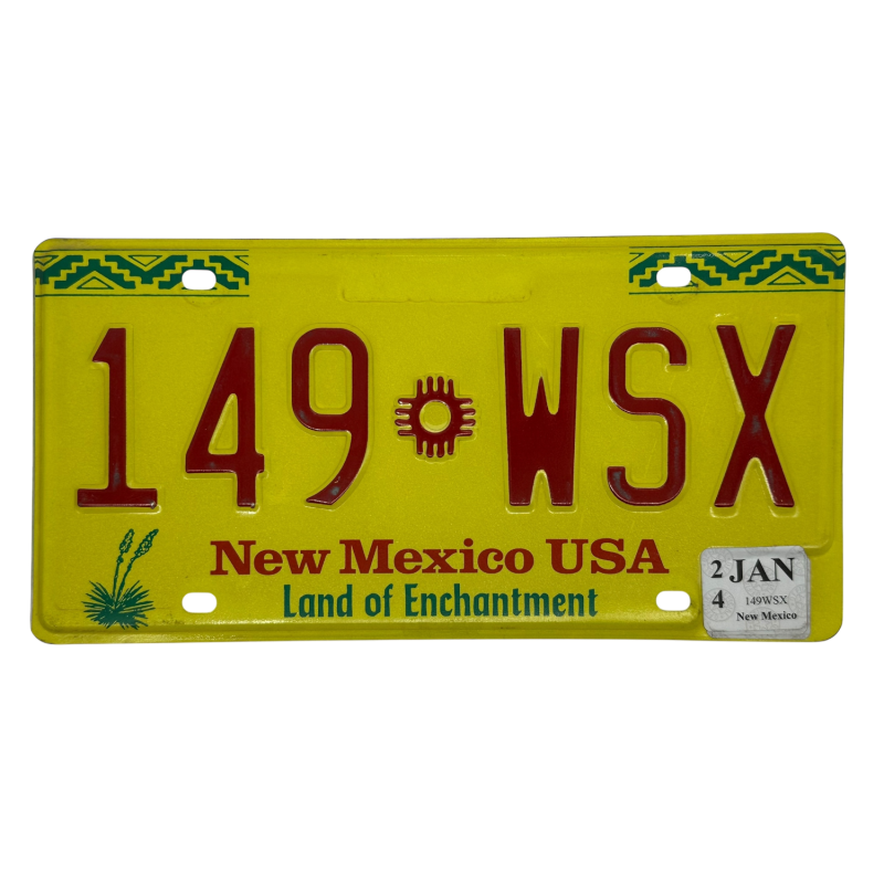 Placă de înmatriculare New Mexico