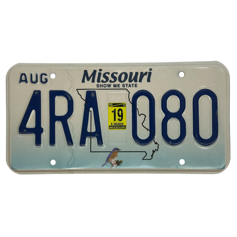 Placă de înmatriculare Missouri