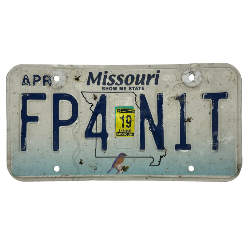 Placă de înmatriculare Missouri