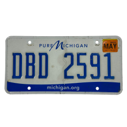 Placă de înmatriculare Michigan