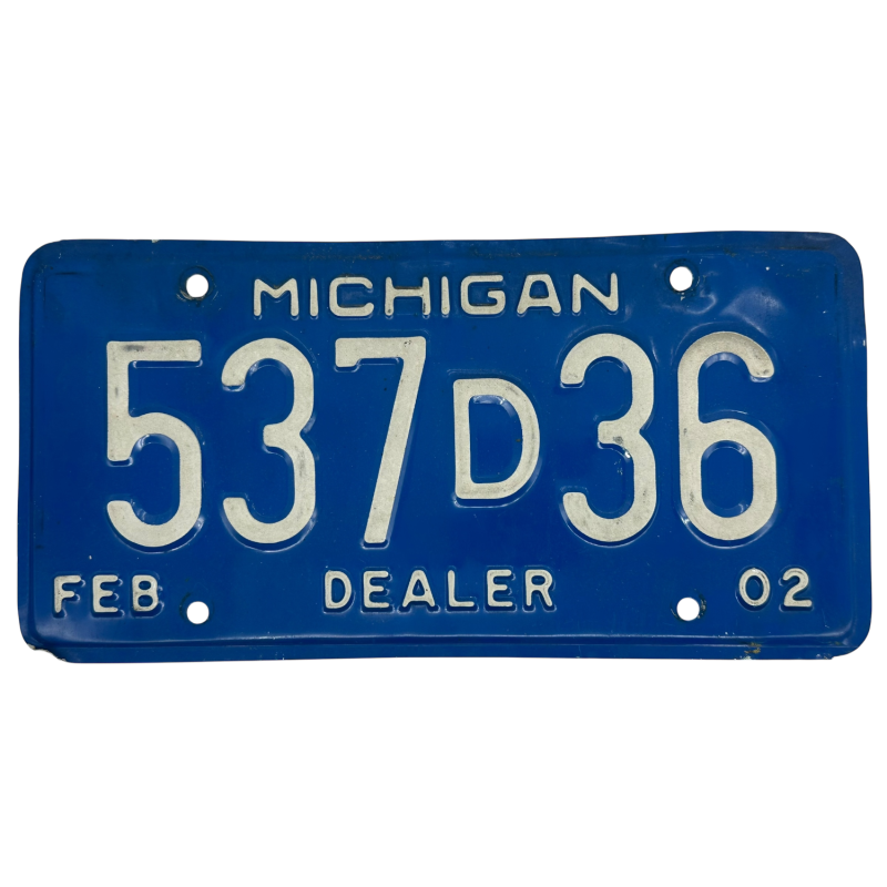 Placă de înmatriculare Michigan