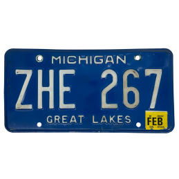 Placă de înmatriculare Michigan