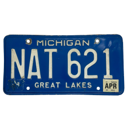 Placă de înmatriculare Michigan