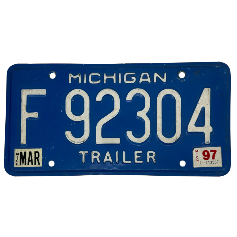 Placă de înmatriculare Michigan