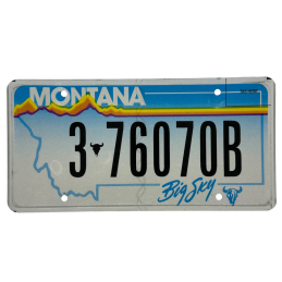 Placă de înmatriculare Montana