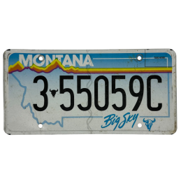 Placă de înmatriculare Montana