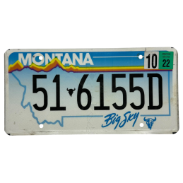 Placă de înmatriculare Montana