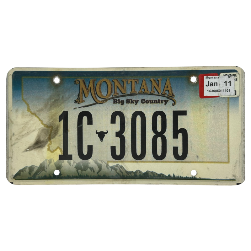 Placă de înmatriculare Montana