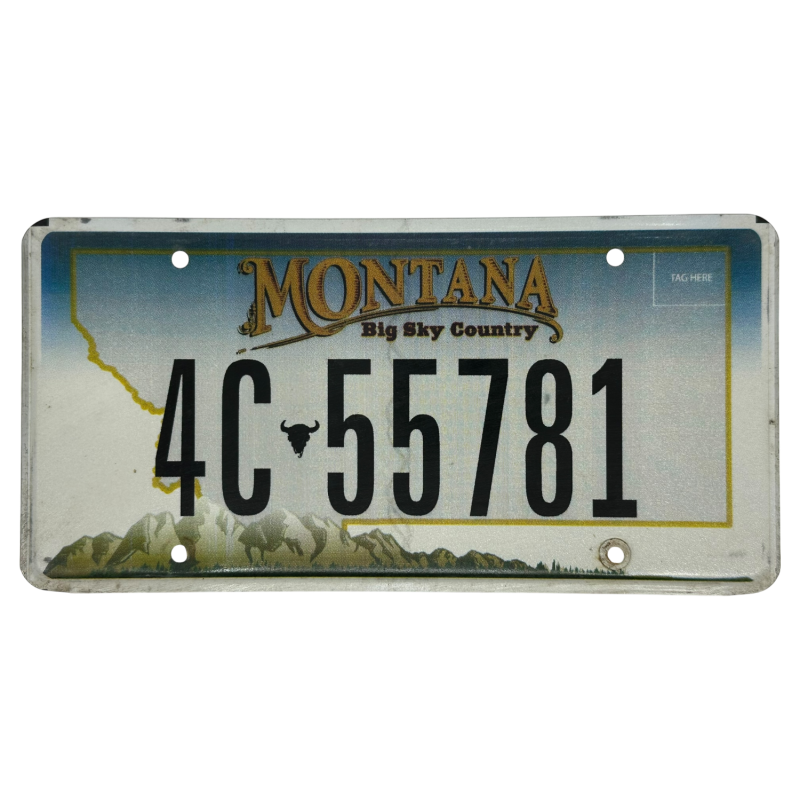 Placă de înmatriculare Montana