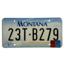 Placă de înmatriculare Montana