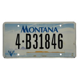 Placă de înmatriculare Montana