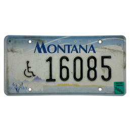 Placă de înmatriculare Montana