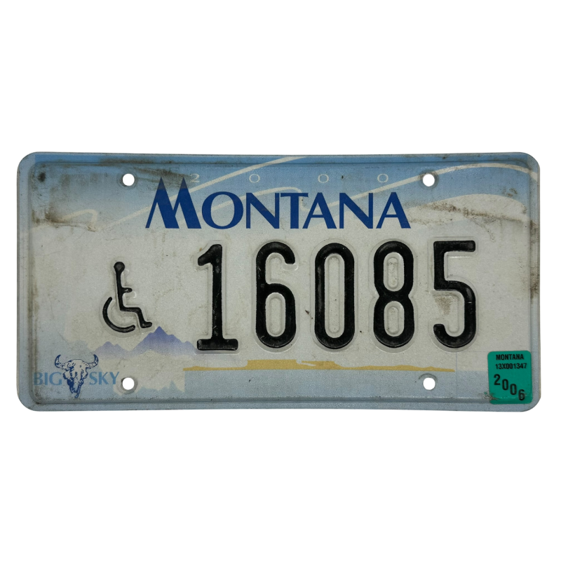 Placă de înmatriculare Montana
