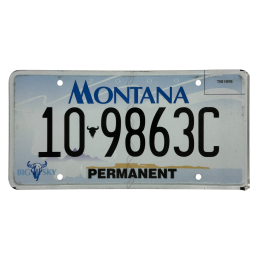Placă de înmatriculare Montana