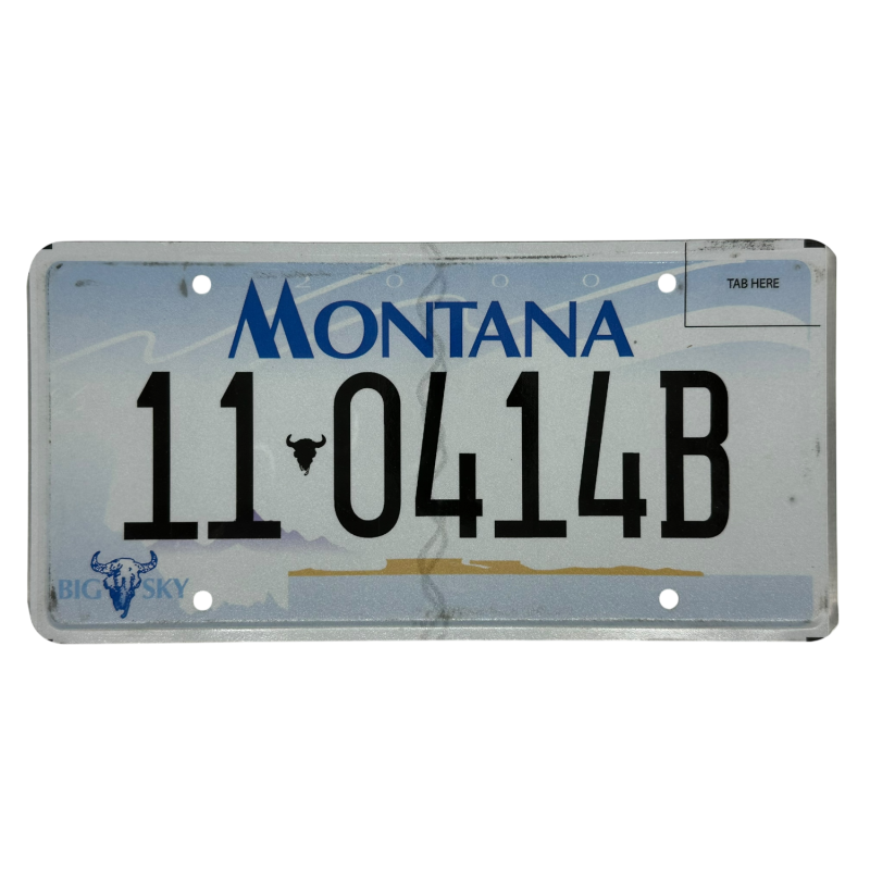 Placă de înmatriculare Montana