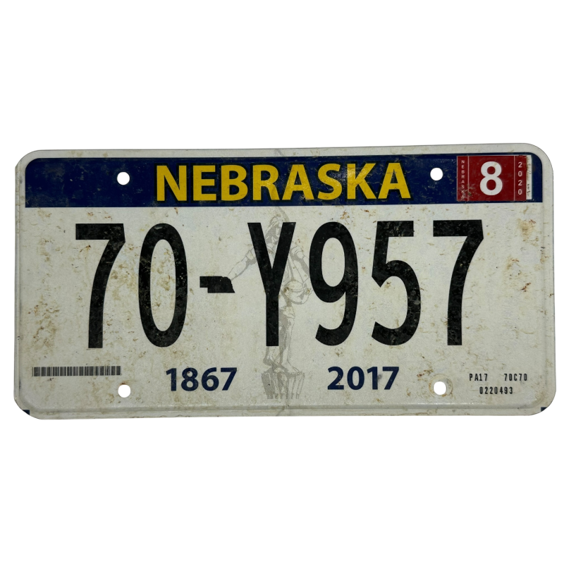Placă de înmatriculare Nebraska