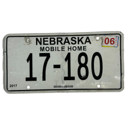 Placă de înmatriculare Nebraska