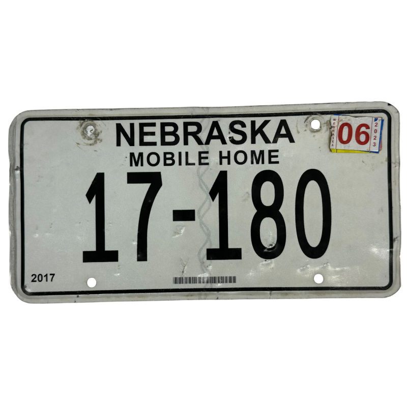 Placă de înmatriculare Nebraska