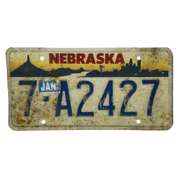 Placă de înmatriculare Nebraska